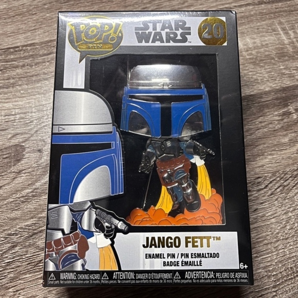 💖3/$15💖 Funko POP! Pins: #20 Star Wars: Jango Fett